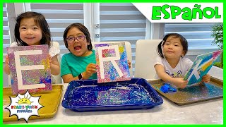 Fácil Actividades de Arte para Niños! Bricolaje de Ryan con Emma y Kate!