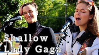 Video voorbeeld van "HIS REACTION WHEN I SING | Shallow - Lady Gaga | Allie Sherlock & Cuan Durkin Cover"