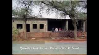 Constructing Shed for Goat Farming by Akbar, Qureshi Farm Seen in the Video is the slow progress made in construction of the shed. The delay caused due to factors like lack of raw material,
