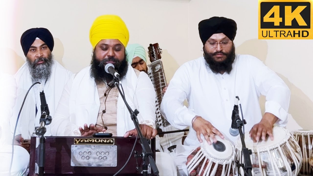 4K - Ghan Garjat Gobind Roop - Bhai Anantvir Singh Ji LA I Tabla Bhai ...