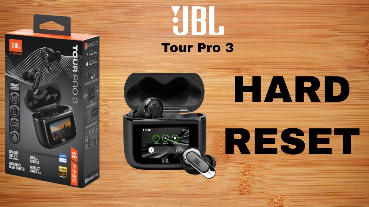 JBL Tour Pro 3: How To Hard Reset - YouTube