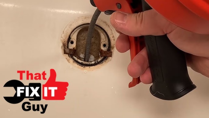 How to Unplug a Bathtub Drain Using a Snake or Drum Auger 
