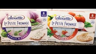 Alouette Le Petite Fromage: Garlic & Herbs and Garden Salsa Review