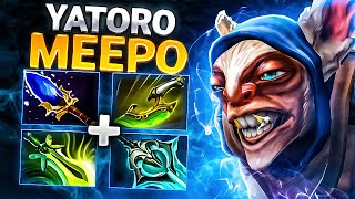 Яторо тестирует КЕРРИ-МИПО! Враги не знают что ожидать? — Meepo Yatoro Dota 2