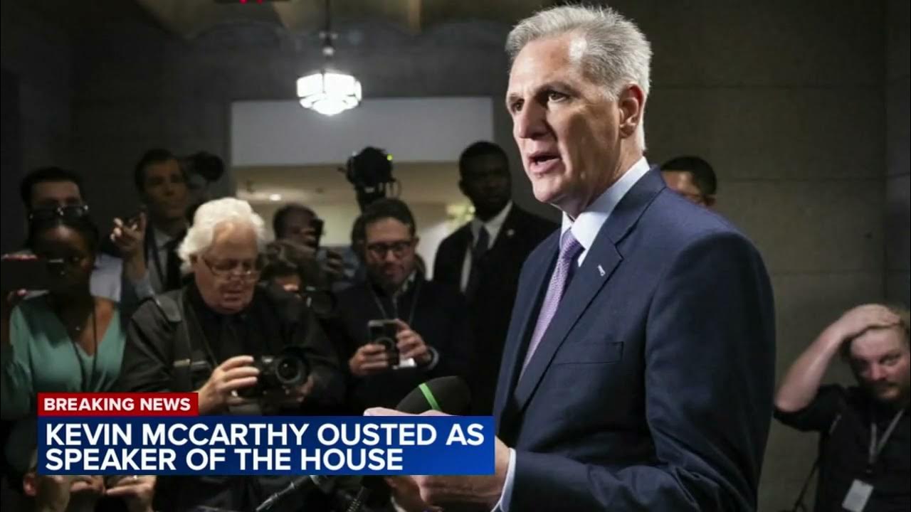 McCarthy will not run for speaker again after House votes to oust him