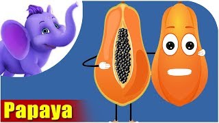 Papai - Papaya Fruit Rhyme in Marathi