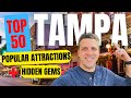 Things To Do In Tampa Florida! TOP 50 | Living in Tampa Florida