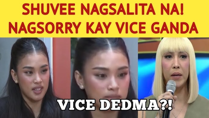 SHUVEE NAGSALITA NA! NAGSORRY KAY VICE GANDA