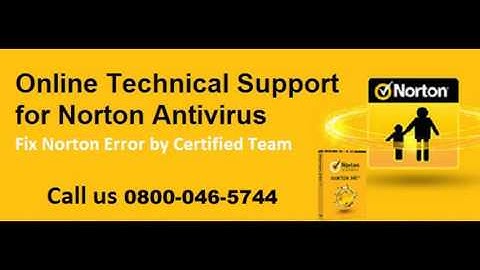 How to troubleshoot Norton Antivirus issues.
