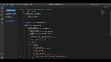 MEMBUAT BIODATA DIRI DENGAN #dart  DAN #flutter  #flutterdeveloper