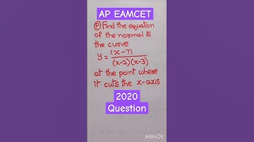 Find the equation of the normal to the curve y=(x-7)/(x-2)(x-3) at the point