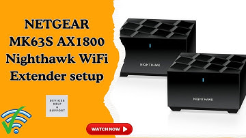 How to Setup NETGEAR MK63S AX1800 Nighthawk WiFi Extender using WPS Button
