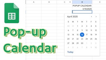 How To Add A Calendar Date Picker In Google Sheets