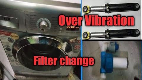 How to repair Washing machine in tamil//front load  vibration,oversound,spinning problem solved.