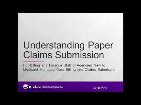 7.8.19 Understanding Paper Claim Submission