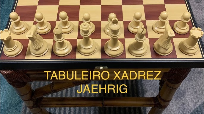 Jogo de Xadrez Oficial - Modelo Profissional (Jaehrig) - Toca do Tabuleiro