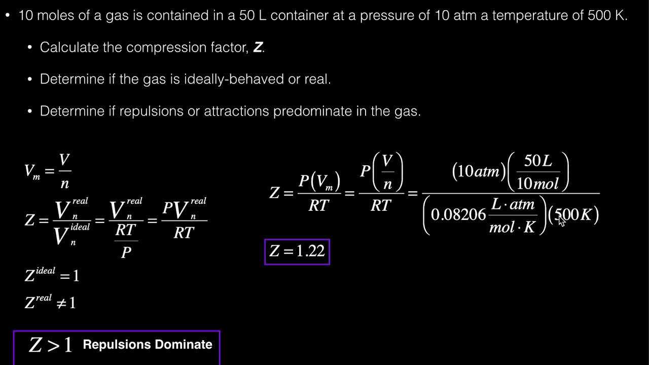 Equation of state (excess compressibility factor, Z À1 ¼ PV/(NkT) À1