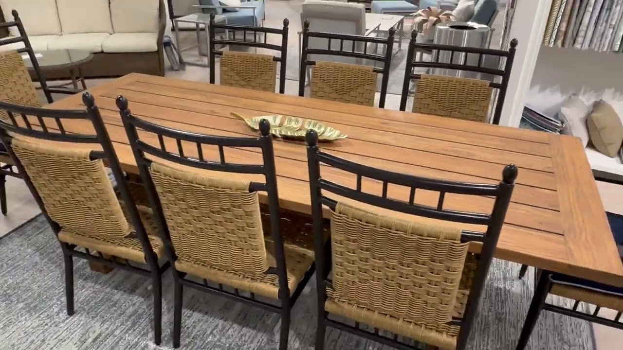 Lloyd Flanders Low Country Dining Set