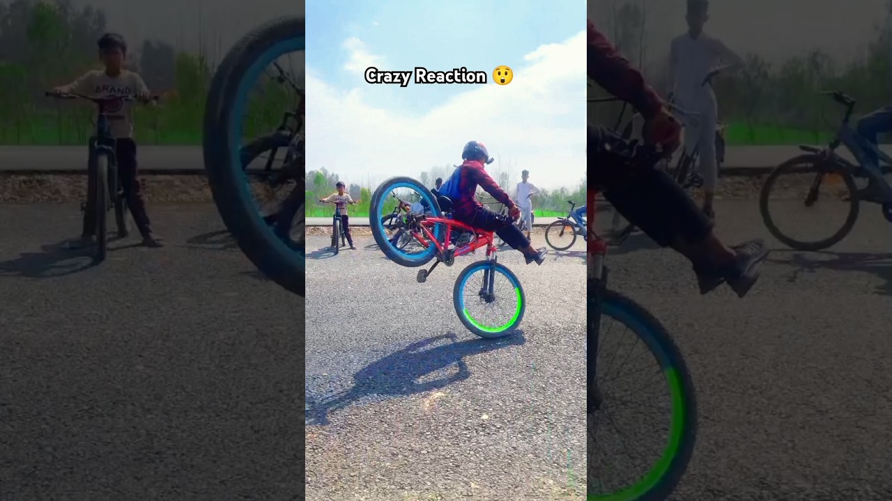 Cycle Stunts 🔥 Crazy Reaction 😲 | 