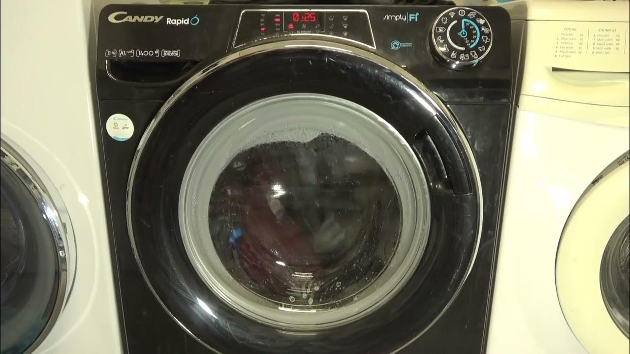 Saving 30' minute cycle Candy RapidO Washing Machine YouTube