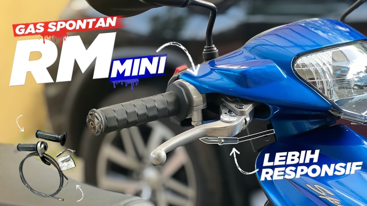 PASANG GAS SPONTAN RM MINI THAILAND DI MOTOR MIO | NO SERET TARIKAN MAKIN ENTENG PNP NO COAK BODY 😍