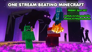 We Beat Minecraft in One Stream