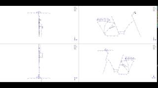 E-Bike/PEDELEC Modalanalyse (Schwingungsbild) bei 24,7 Hz Eigenmode (Resonanz)