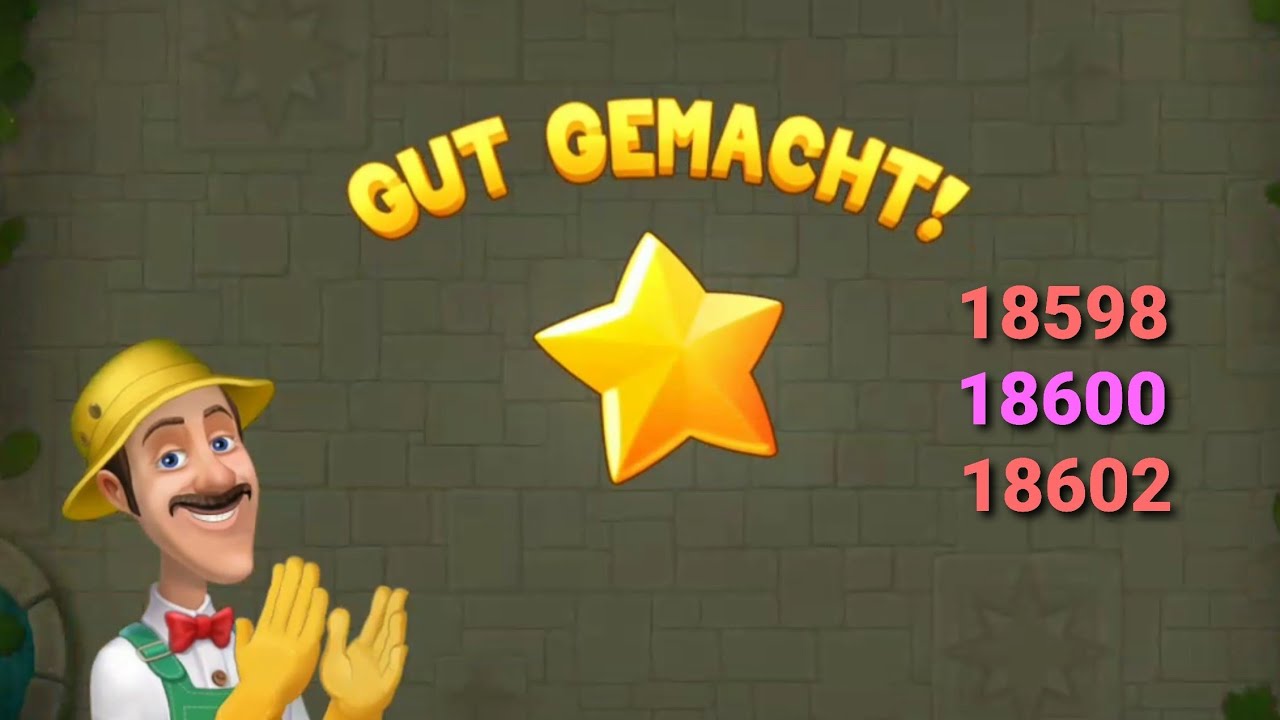 Gardenscapes  Level 18598 & 18600 & 18602 🕊🕊