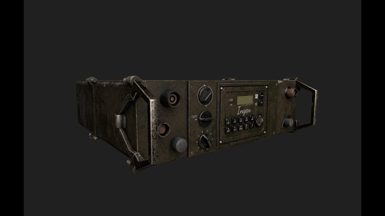 Making of Military Radio 3ds max Substance painter tutorial final part -  YouTube