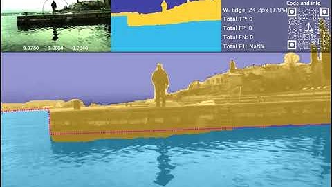 A water-obstacle separation and refinement network for unmanned surface vehicles