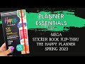 NEW | PLANNER ESSENTIALS- BIG MEGA | Sticker Book Flip-Thru | The Happy Planner |SPRING RELEASE 2023