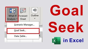 Trial-and-Error Using Goal Seek in Excel