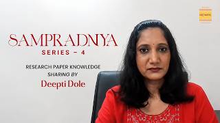 Sampradnya Series 4 Research Paper Knowledge Sharing By Deepti Dole Nrityayatri Pune