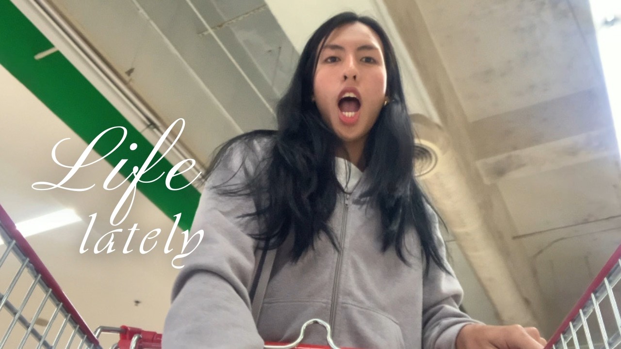 LIFE LATELY | mini mukbang, grocery run, post-midterms, posting consistently