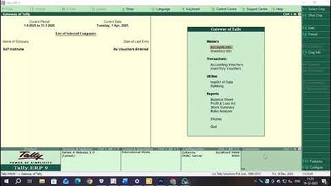 Backup & Restore Company  [ Tally ERP9.0 ] in Particular Destination Directory (folder)