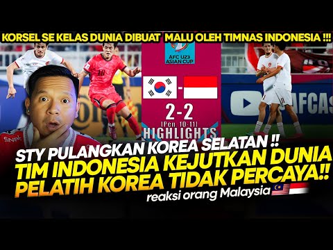 MENANG LUAR BIASA !!! KE SEMI FINAL TIMNAS INDONESIA 2(11) VS 2(10) KOREA SELATAN PIALA ASIA U23