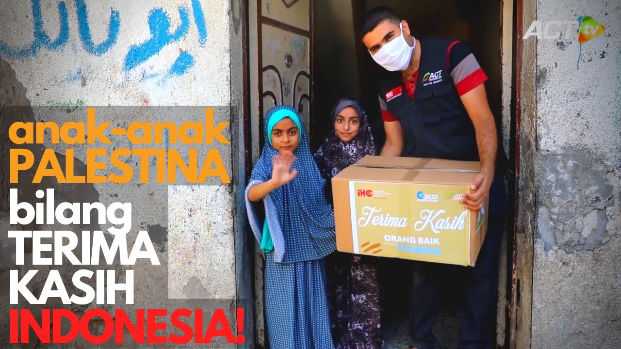 MasyaAllah! ANAK-ANAK PALESTINA Bilang TERIMA KASIH INDONESIA!