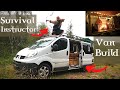 Van of a Scottish Survival Instructor for Off-grid Work and Living. Modular, Self-build on a Budget