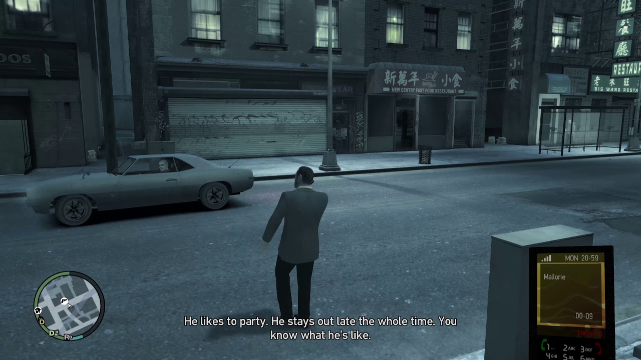 Grand Theft Auto IV 4K Mallorie Pre Mission Phone Call Hostile 