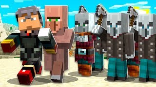 PILLAGERS ATTACK the NEW VILLAGE!