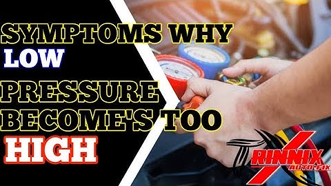 ac low side pressure too high