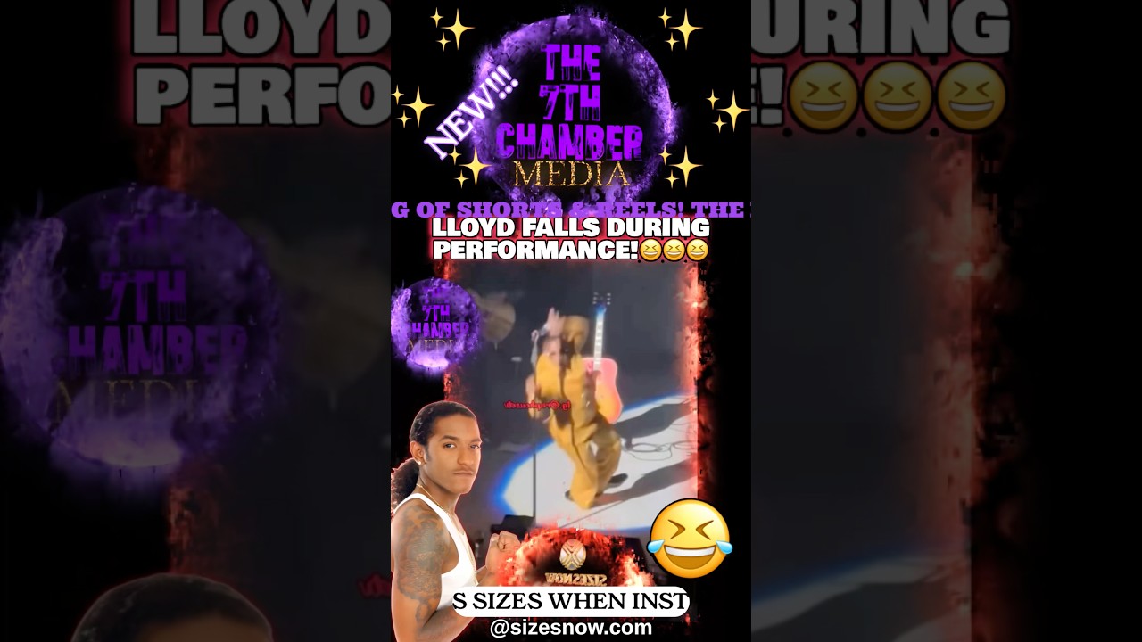 LLOYD FALLS DURING PERFORMANCE! 