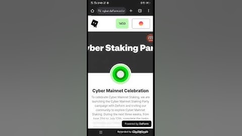 connect metamask wallet & complete tasks https://cyber.deform.cc/stakingparty?referral=gsNp35TyKMFS