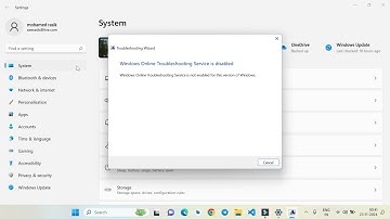 Windows online troubleshooting service is disabled on Windows 11 -FIXED