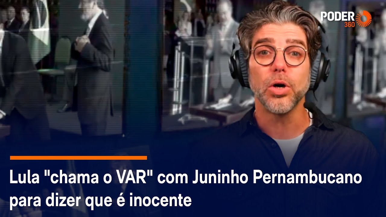 Lula “chama o VAR” com Juninho Pernambucano para dizer que é inocente
