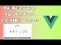 Build a Drawing App with Vue 3 and HTML5 Canvas in 90 seconds