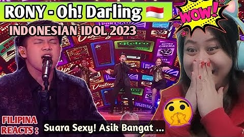 RONY - Oh! Darling (The Beatles) | ROAD TO GRAND FINALS | INDONESIAN IDOL 2023 | FILIPINA REACTS