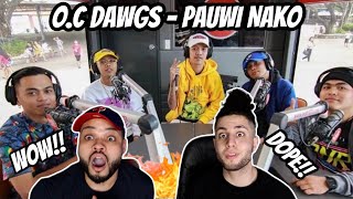 Americans react to O.C. Dawgs perform "Pauwi Nako" LIVE on Wish 107.5 Bus (FIRST TIME REACTION)