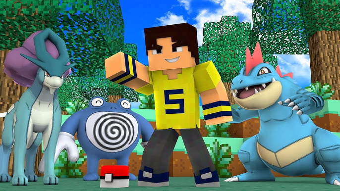 Minecraft: Disputa Pokemon - POKEMONS TIPO LUTADOR 