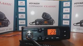 видео: Voyager COMMANDER CLASSIC CB 27МГц рация для дальнобойщиков картинка: Voyager COMMANDER CLASSIC CB 27МГц рация для дальнобойщиков